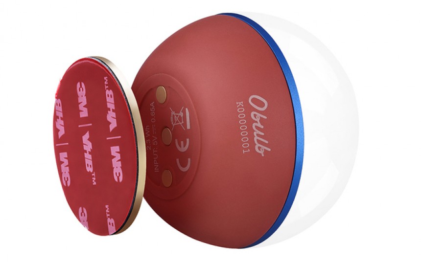 Кемпинговый фонарь Olight Obulb Wine Red, 55 лм, 10м, USB зарядка, встроенный аккумулятор